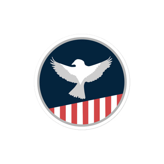 Bubble-free logo stickers