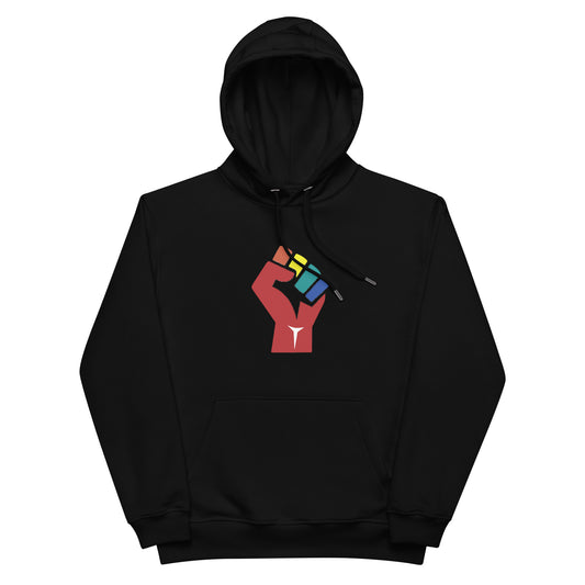 Premium eco hoodie with Fist