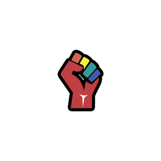 Bubble-free fist stickers